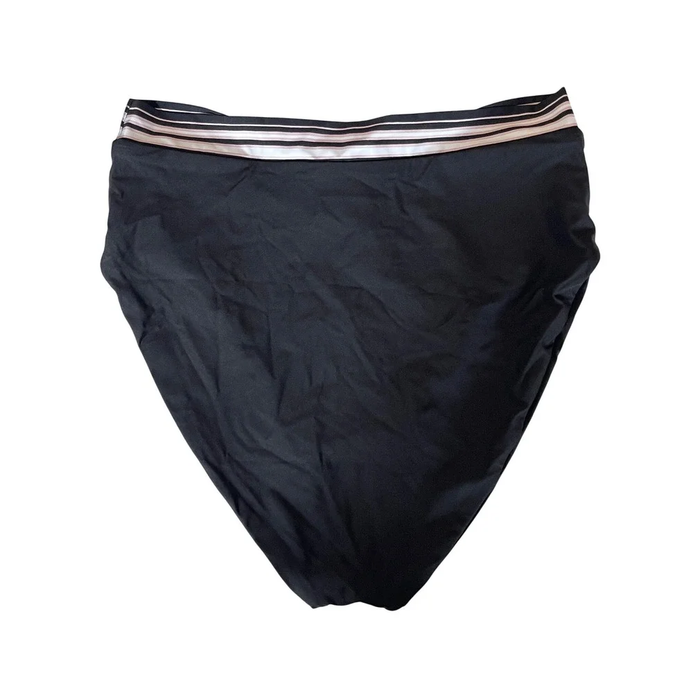 Trina Turk Bougainvillea Reversible High Waist Bikini Bottoms Women's Size‎ 14